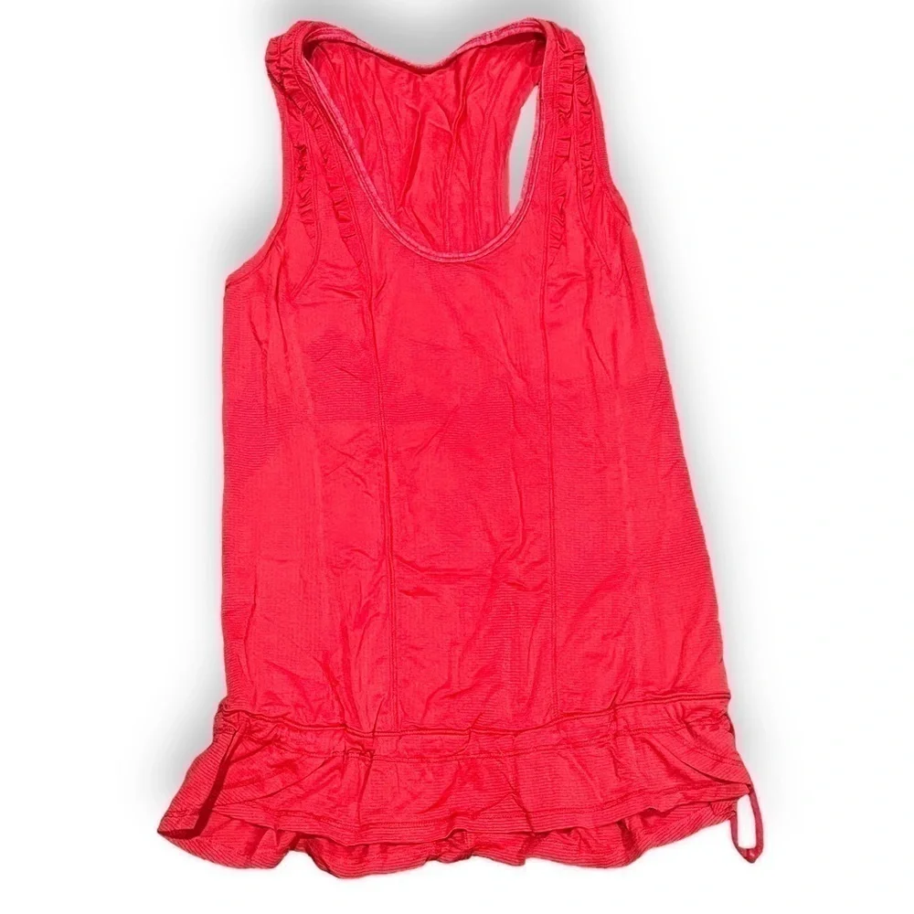 LULULEMON Mind over Matter workout tank top size 6 red